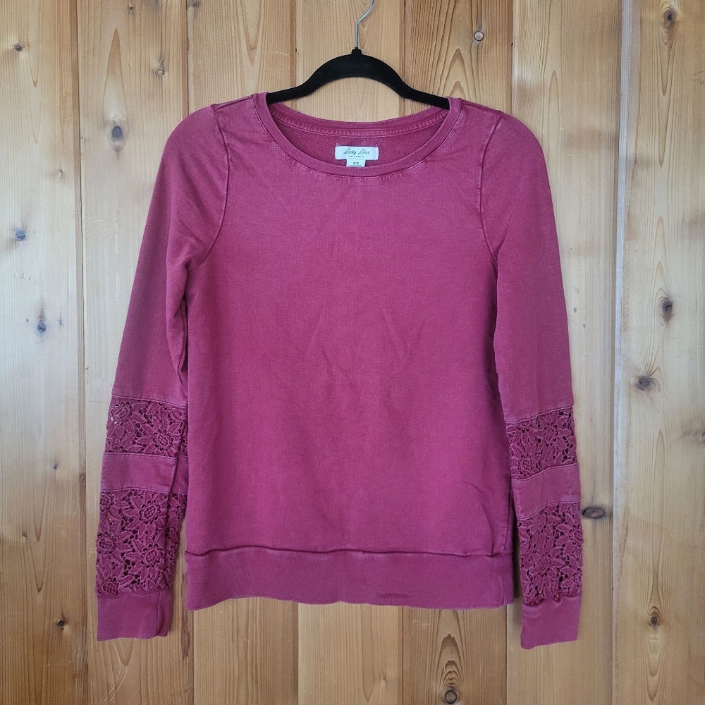 Lucky Lotus cut out floral long sleeve shirt